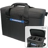 Flashpoint CS600 Small Kit Case, Universal Case with Moveable Dividers, Black.