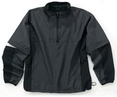 Storm Creek Apparel Men's 1/4 Zip Water Resistant Active Windshirt, Timber/Black, XX-Large