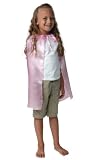 Girls Princess Fairy Superhero Dressup Costume Birthday Party Cape Pink