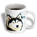 Dogs Siberian Husky - Staring Siberian Husky - Mugs