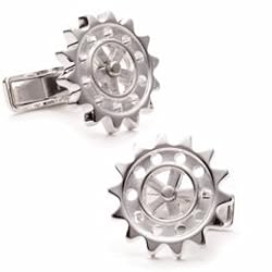 Sterling Gear Cufflinks