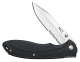 Tec X 75676 Pro II Liner-lock Knife with Glass Reinforced ABS Handle, Black