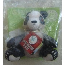 2003 Burger King Kids Club Toy Endangered Species # Giant Panda - Plush Stuffed Animal
