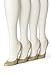 HUE Women's Microfiber No Show Liner Socks, 4 Pair Pack