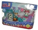 Littlest Pet Shop Figures Themed Playset Arctic Adventure (Snow Fortress) with Seal & Husky