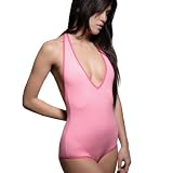 American Apparel RSA8312 Cotton Spandex Jersey Halter Leotard