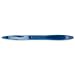 Bic Atlantis Ball Pen Retractable Cushioned Grip 1.6mm Tip 0.6mm Line Blue Ref 892414 [Pack 12] [per Pack: 12]