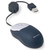 Mini-optical USB Mouse with retractable Cord