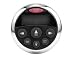 Clarion CMRC1-BSS Watertight Marine Remote Control with LCD Display (Black/Stainless Steel Bezel)