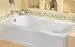 American Standard 2394.202 Princeton Recess Bath with Luxury Ledge, LHO, Linen