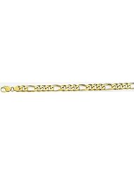10mm 14k Fancy Hand Made Link Bracelet 8"