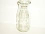 Antique Milk Bottle Clear Plain Bottle (5" Tall)