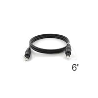 6 FT Digital Audio Optical TOSLink Cable Optical