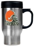 Cleveland Browns Stainless Steel Travel Mug