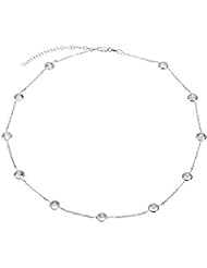 Cubic Zirconia Necklace in Sterling Silver