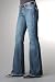 SoMa Minna: slim fit, low rise, flare, flap pockets Jean