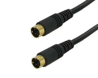 3' S-Video/SVideo/SVHS Cable 4-pin Male to Male