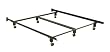 Inst-A-Matic Queen Bed Frame With Carpet Rollers By Fashion Bed Group