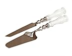 Elvy Silverflake Cake Server and Knife Set of 2