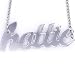 Clear Scrip Hottie Necklace
