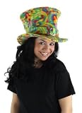 Alice in Wonderland - Psychedelic Mad Hatter Hat Adult Halloween Costume Accessory Alice in Wonderland - Psychedelic Mad Hatter Hat Adult Halloween Costume Accessory