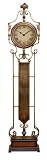 Classic Traditional Metal Floor Clock