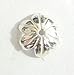 4 pcs .925 Sterling Silver Flower Caps Bead 10mm/Flower/Bright