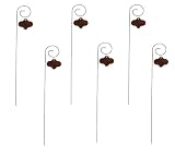 Lawn & Patio - Wren H438 24-Inch Stainless Steel Stake with Copper Re-Usable Plant Tag, 6-Pack