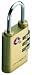 Brass travel Sentry TSA Luggage Lock