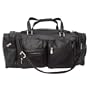 Piel 24 Duffel wPockets - Black