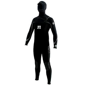 Buy Mens Body Glove 5 4 3 Vapor Slant Zip Coldwater Hooded Suit
