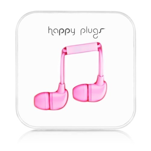 Happy Plugs 7717 In-Ear Headphones, Pink