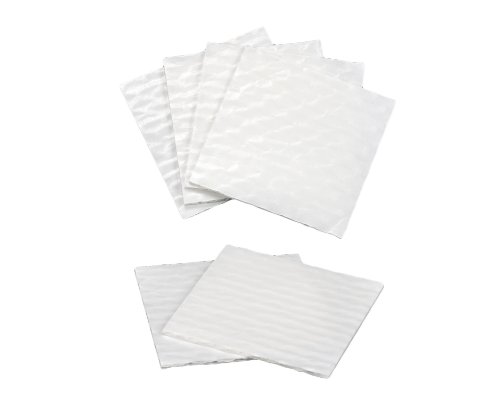 Dress My Cupcake Candy Cupcake Box Pad/Liner, White, Set of 100
