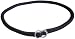 Hamilton 830 BK 5/16-Inch by 22-Inch Round Braided Choke Nylon Dog Collar, Black