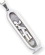 Personalized Silver Any Name Cartouche Egyptian Necklace