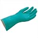 MAPA Stansolv AK-22 Nitrile Mediumweight Glove, Chemical Resistant, 0.033" Thickness, 14" Length, Size 10, Green (Bag of 12 Pairs)