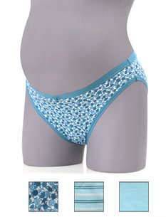 Motherhood Maternity: Plus Size 3 Pack Striped Maternity Hi-cut Panties