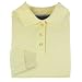 French Toast - Girls' Long Sleeve Interlock Picot Polo (A9010)