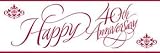 40th Aniversary Giant Banner 60