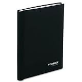 MeadConcealedWireNotebookwithBlackCover,CollegeRule,6x9.5Inches,White(06221)