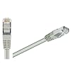 Netzwerkkabel 10m Cat6 doppelt geschirmt SF/UTP - Patchkabel f�r DSL Ethernet Lan Netzwerk Konsole PS3 Wii - Cat.6 RJ45 AWG 27/7 SFTP grau - halogenfrei LSOH