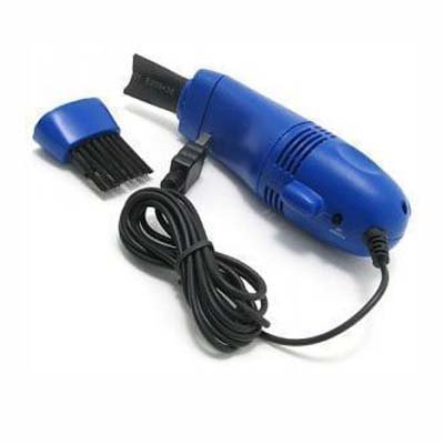 HK Portable USB Computer Laptop Mini Keyboard Vacuum Dust Collector Cleaner(blue)