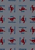 Southern Methodist (SMU) Mustangs 7 8 x 10 9 Team Repeat Area Rug