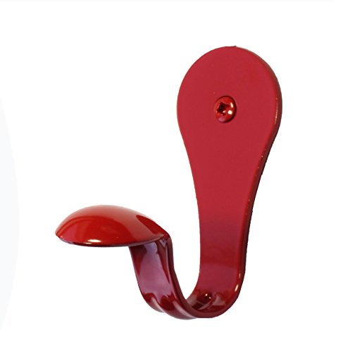 SmartHook ColorZ Garment Friendly Single Coat Hook- Signal Red