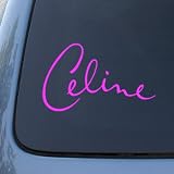 CELINE DION - Vinyl Car Decal Sticker #A1586 | Vinyl Color: Pink