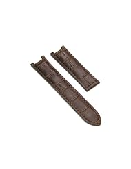 Italian Leather Strap Band for Cartier Pasha 20mm Brown