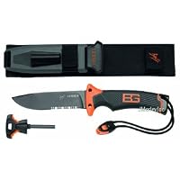 Gerber Bear Grylls Ultimate Knife! - Serrated Edge - Drop Point - Fixed Blade