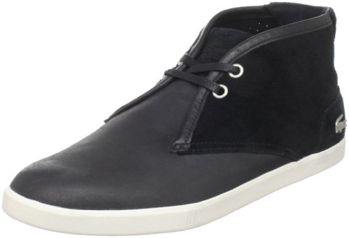 Lacoste Men's Arona 9 SRM LTH Chukka,Black,11 M US