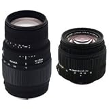 Sigma 18-50mm f/3.5-5.6 & 70-300mm HSM Lens Set for Nikon SLR D40 D40X D60