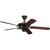 54 Thomasville Meeting Street Ceiling Fan in Forged Black